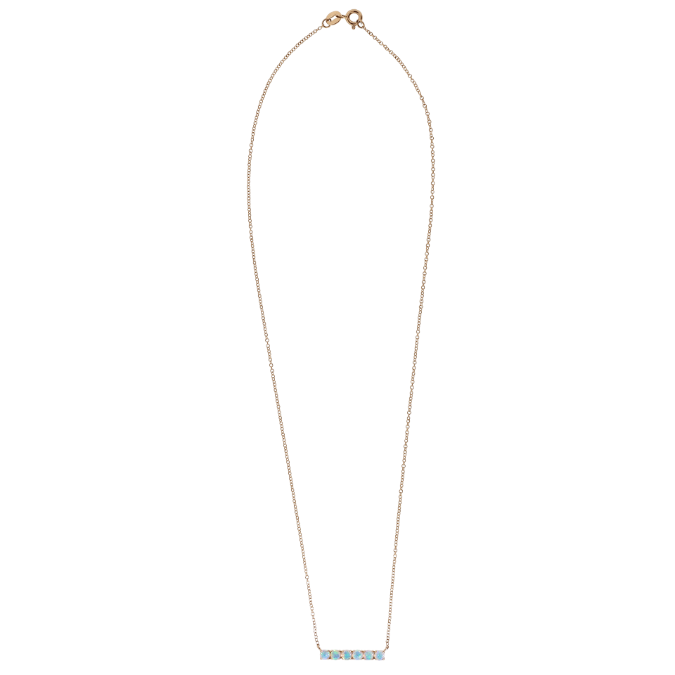DANA REBECCA DESIGNS-Opal Necklace-ROSE GOLD