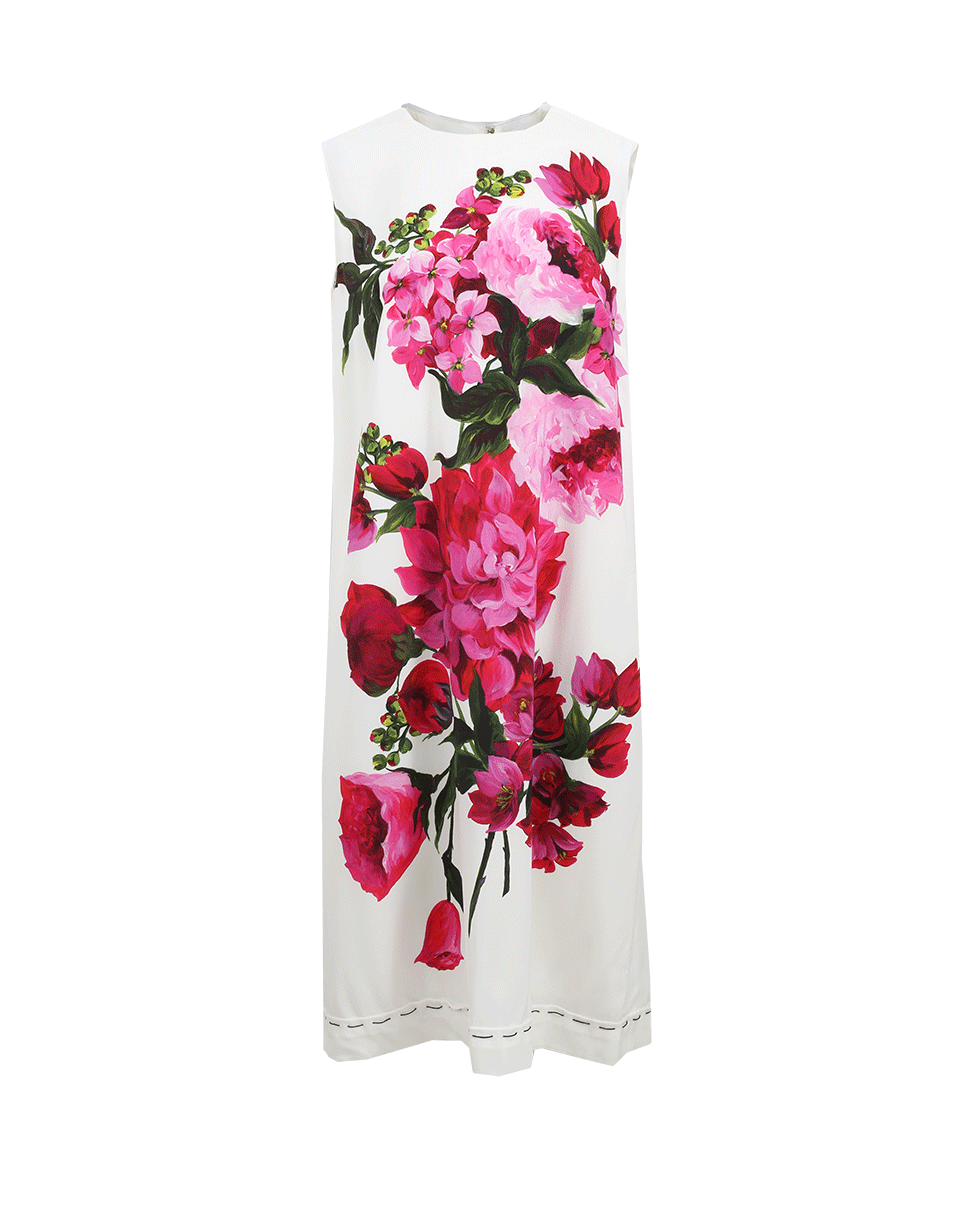 DOLCE & GABBANA-Cady Floral Shift Dress-