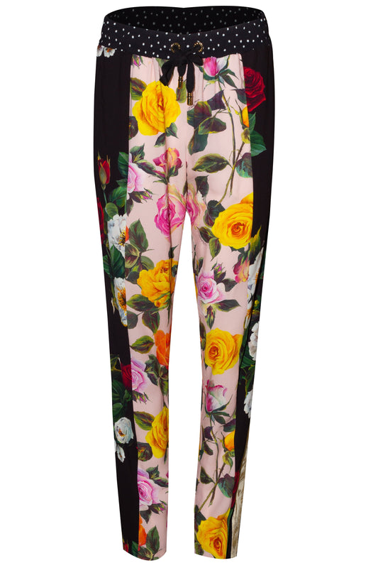 Floral Patchwork Jogger Track Pants CLOTHINGPANTSLIM FIT DOLCE & GABBANA   