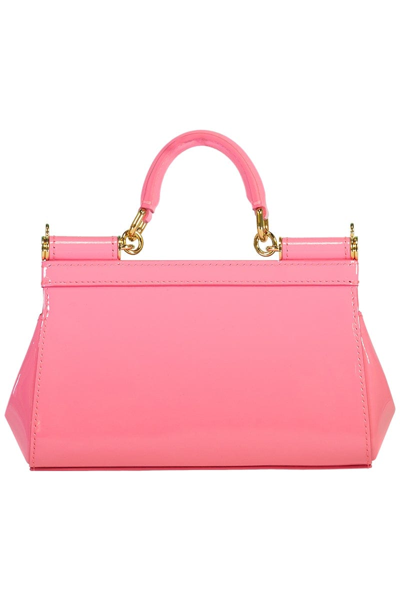 New Small Sicily Handbag - Pink HANDBAGTOP HANDLE DOLCE & GABBANA   
