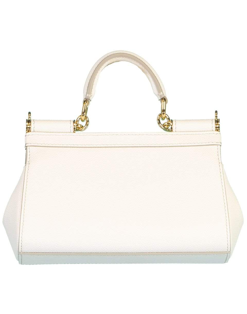 DOLCE & GABBANA-New Small Sicily Handbag - White-WHITE
