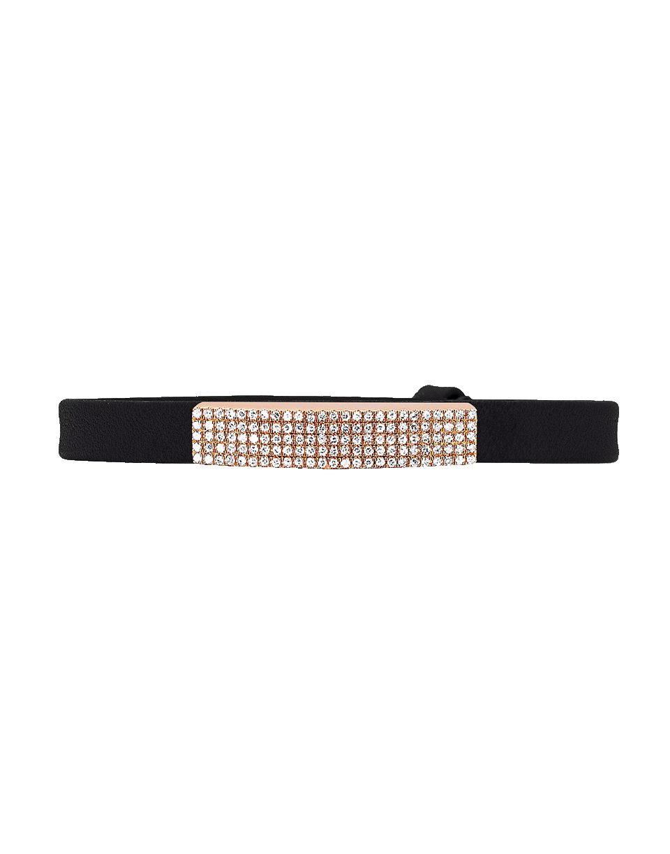 EF COLLECTION-Diamond Jumbo Bar Bracelet-ROSE GOLD