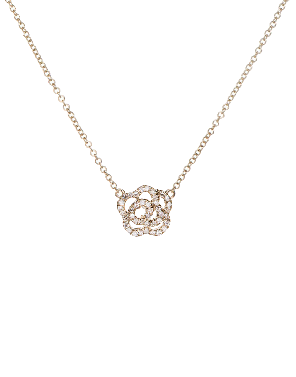 Diamond Rose Necklace JEWELRYFINE JEWELNECKLACE O EF COLLECTION   
