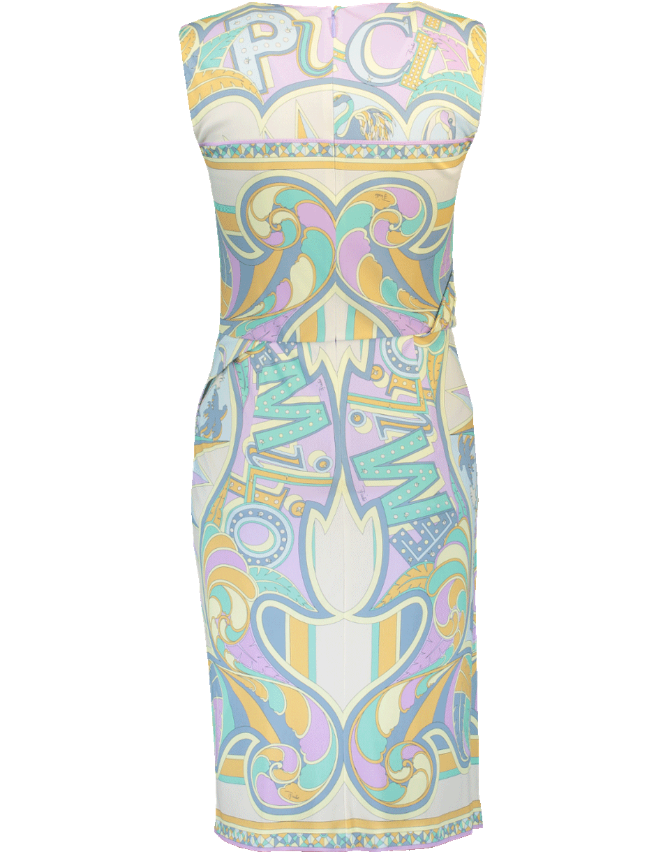 EMILIO PUCCI-Miami Print Marilyn Dress-