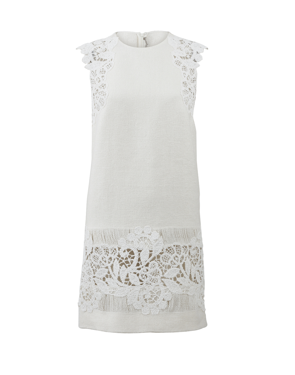 ERMANNO SCERVINO-Shift With Lace Insets-