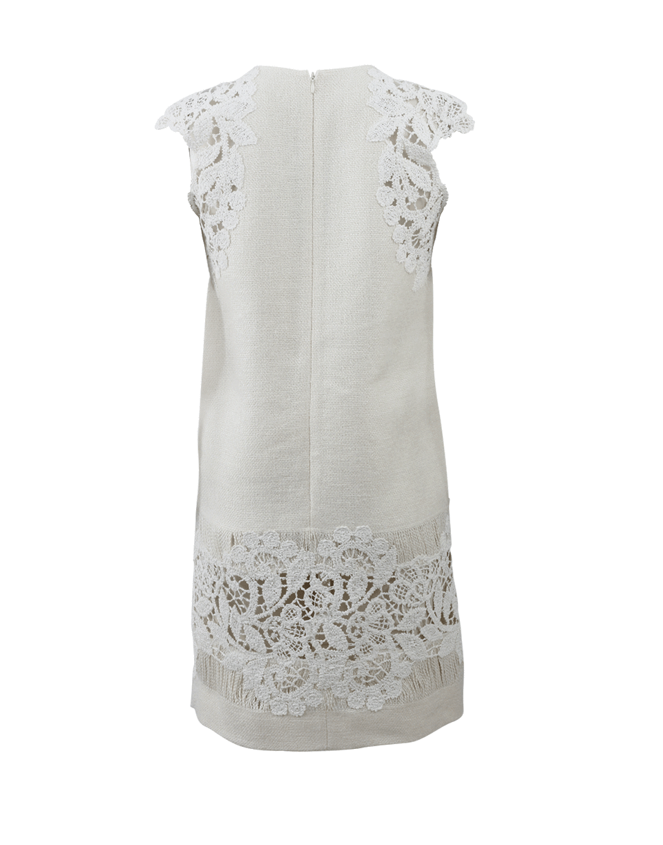 ERMANNO SCERVINO-Shift With Lace Insets-