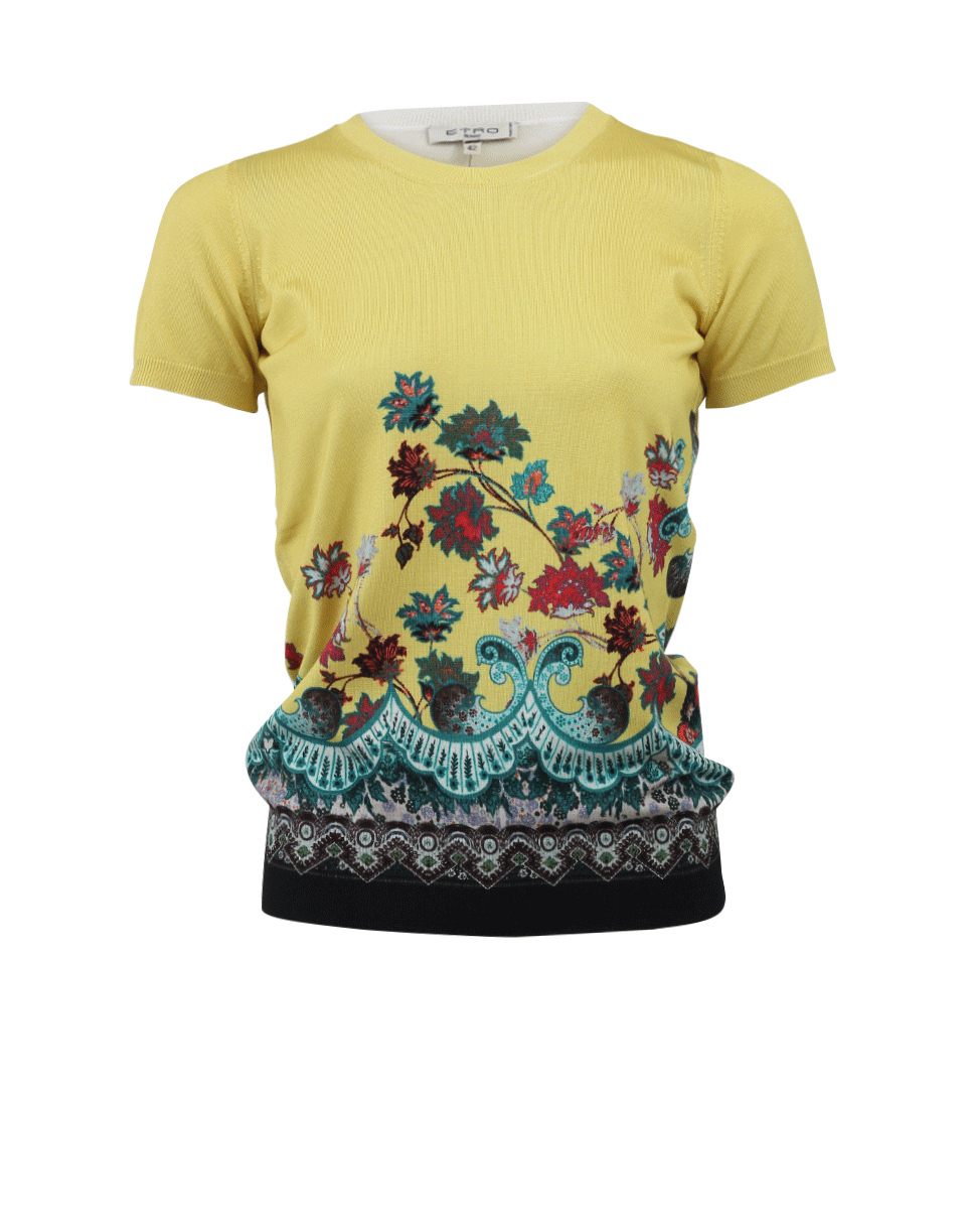 ETRO-Floral Fine-Gauge Sweater-