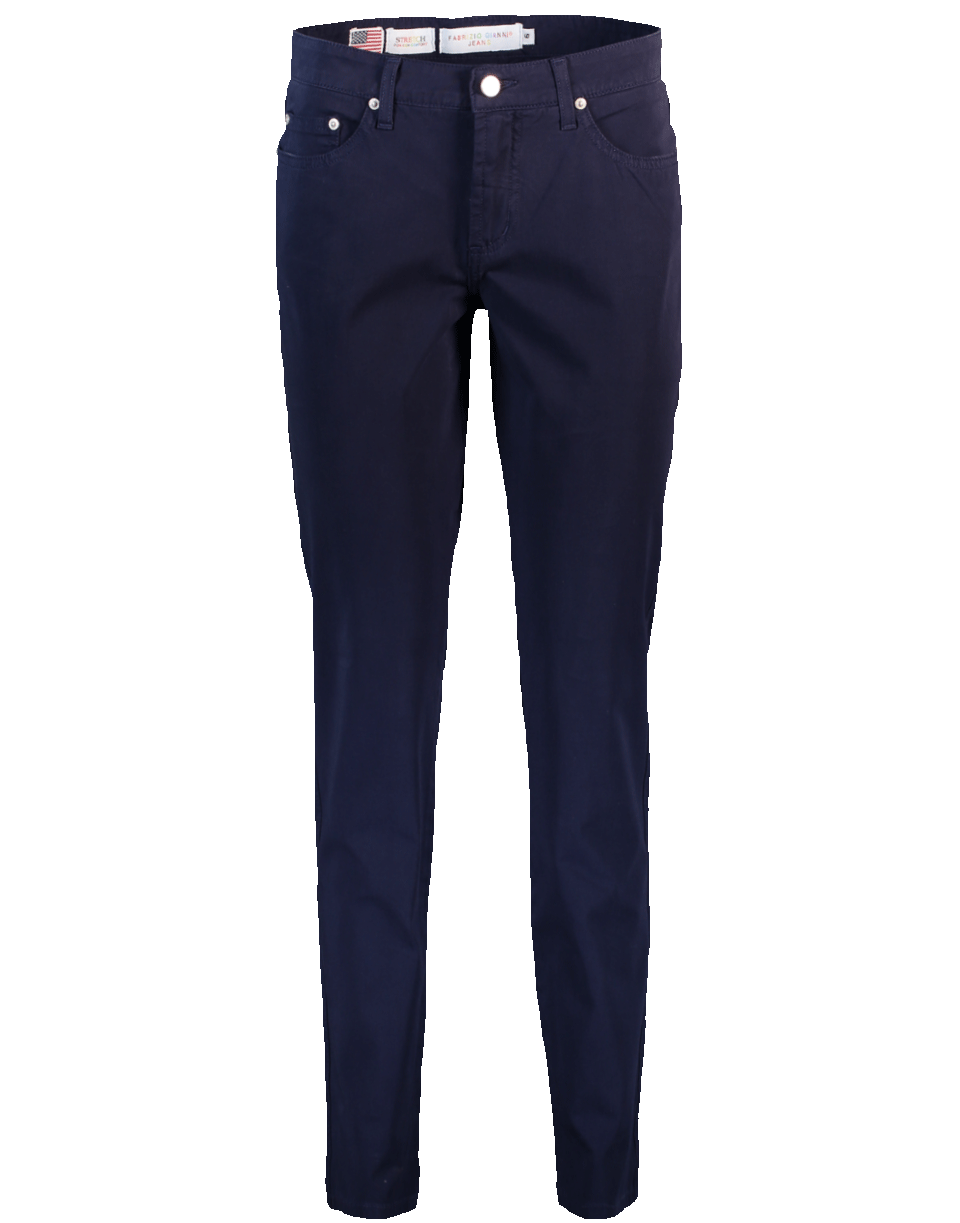 FABRIZIO GIANNI-Five Pocket Garment Dyed Jean-