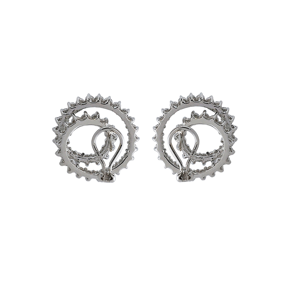 FANTASIA by DESERIO-Large Swirl Earrings-CZ