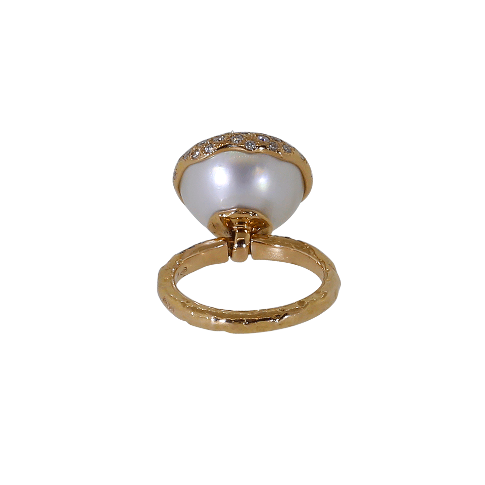 FEDERICA RETTORE-Campanellino Mabe Pearl Ring And Pendant-ROSE GOLD