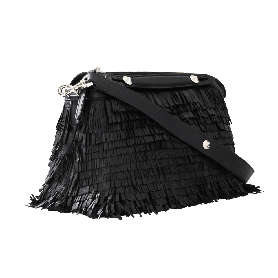 FENDI-By The Way Fringe Bag-BLACK