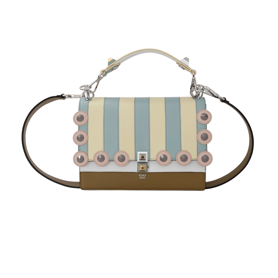 Marquetry Studded Handbag HANDBAGSHOULDER FENDI   