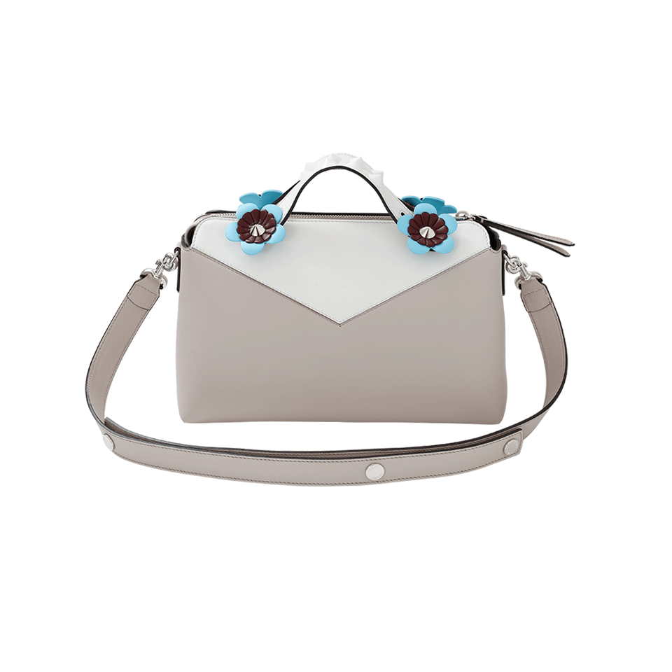 FENDI-By The Way Color Block Bag-GRY/WHT