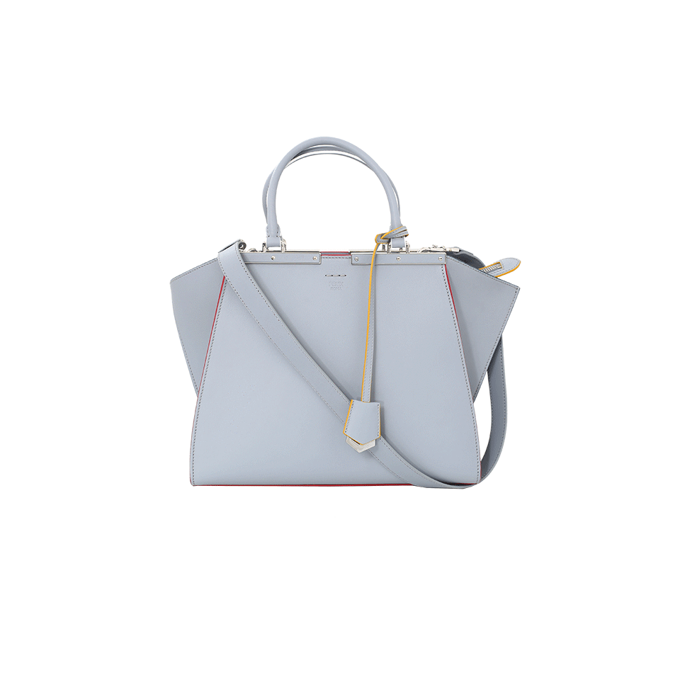 FENDI-3 Jours Painted Handbag-LILACGRY