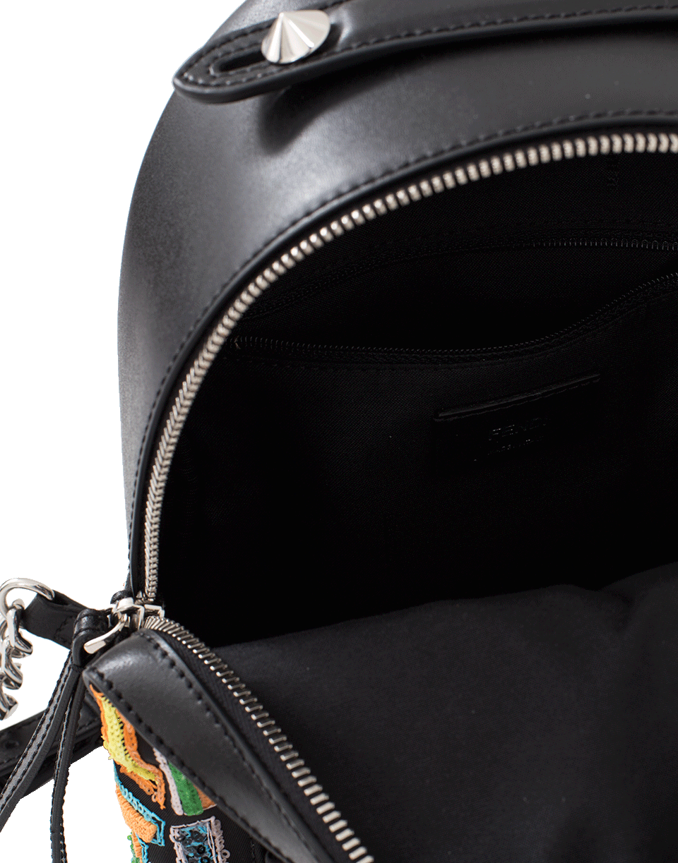 FENDI-Mini Backpack-BLACK