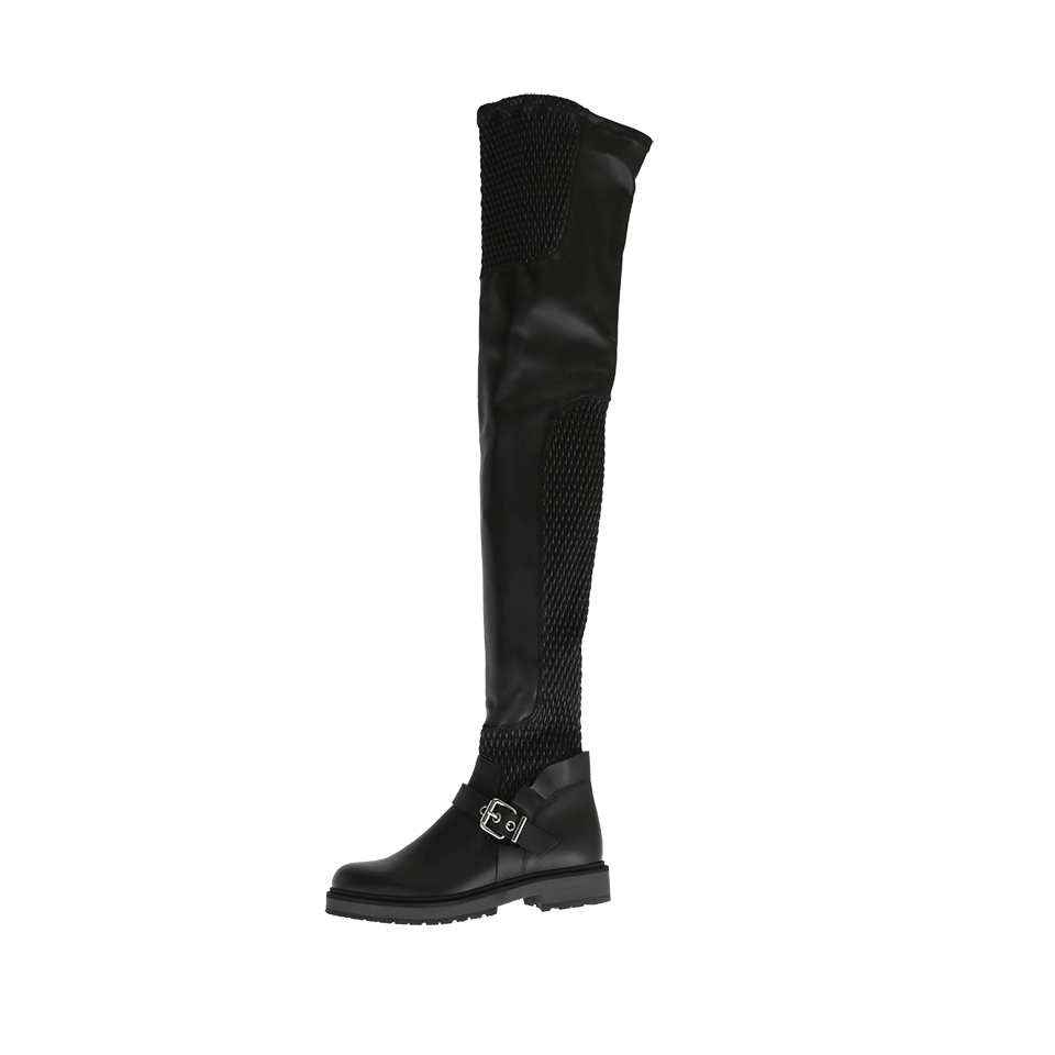 FENDI-Wave Over The Knee Boot-