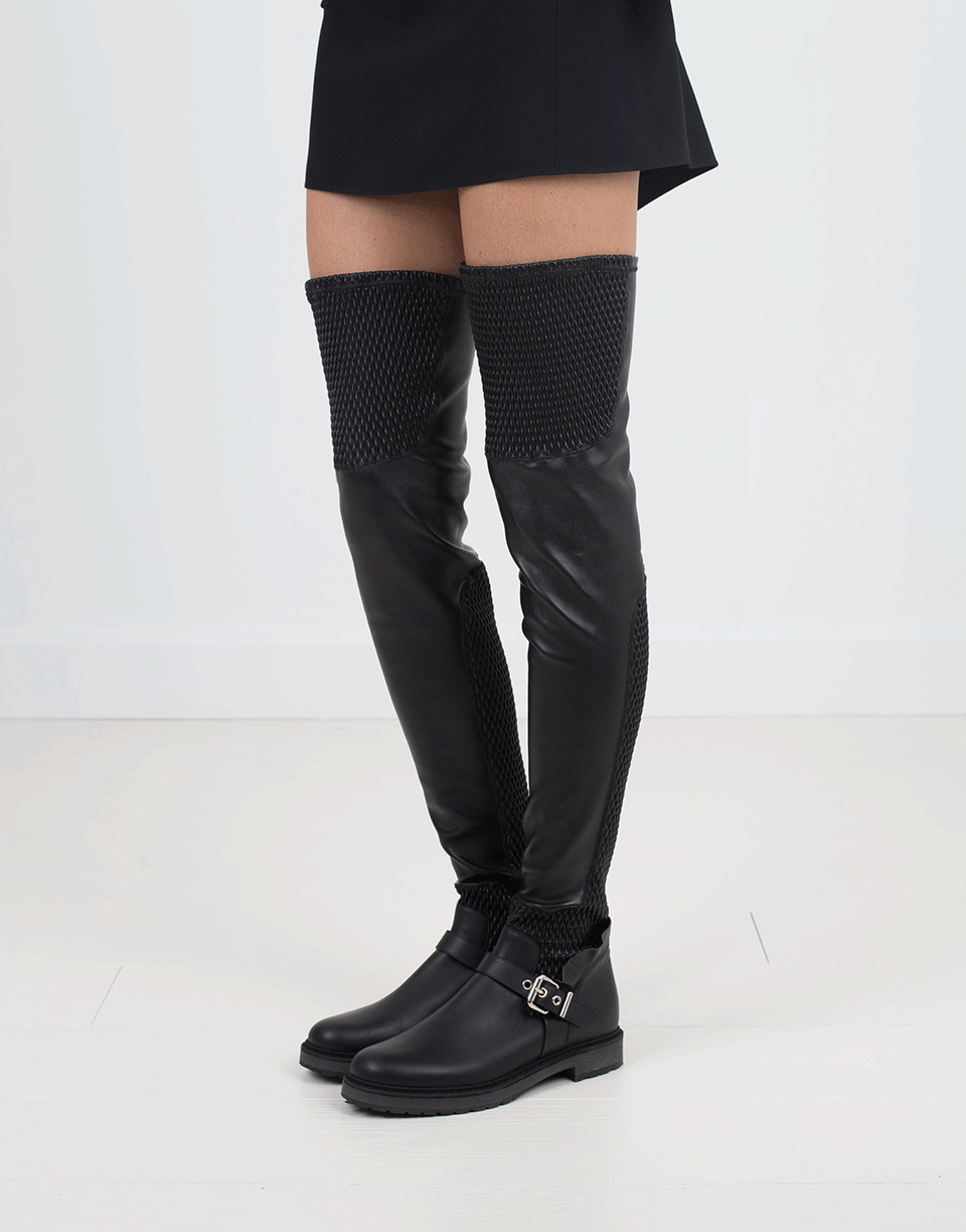 FENDI-Wave Over The Knee Boot-