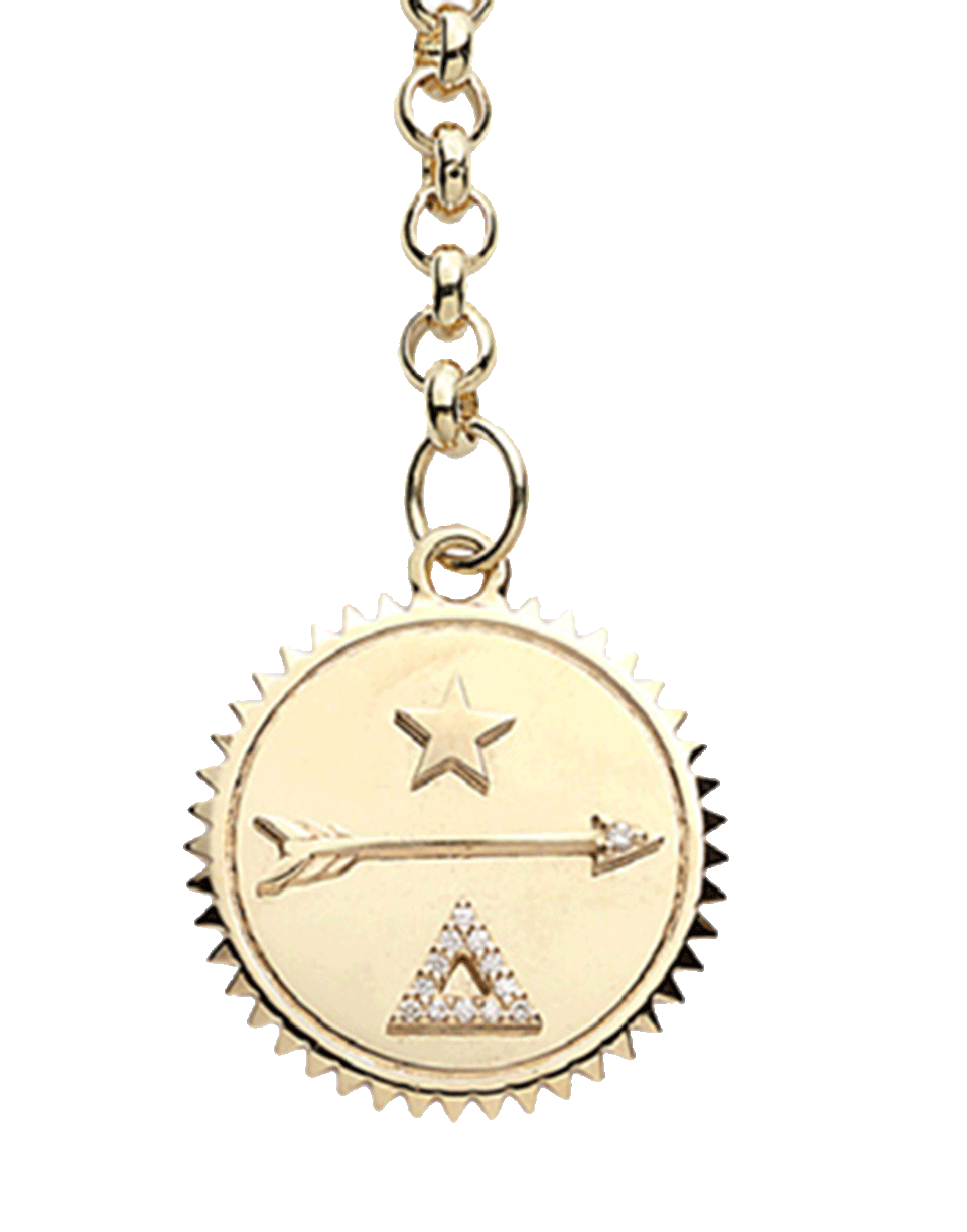 FOUNDRAE-Dream Medallion Necklace-YELLOW GOLD