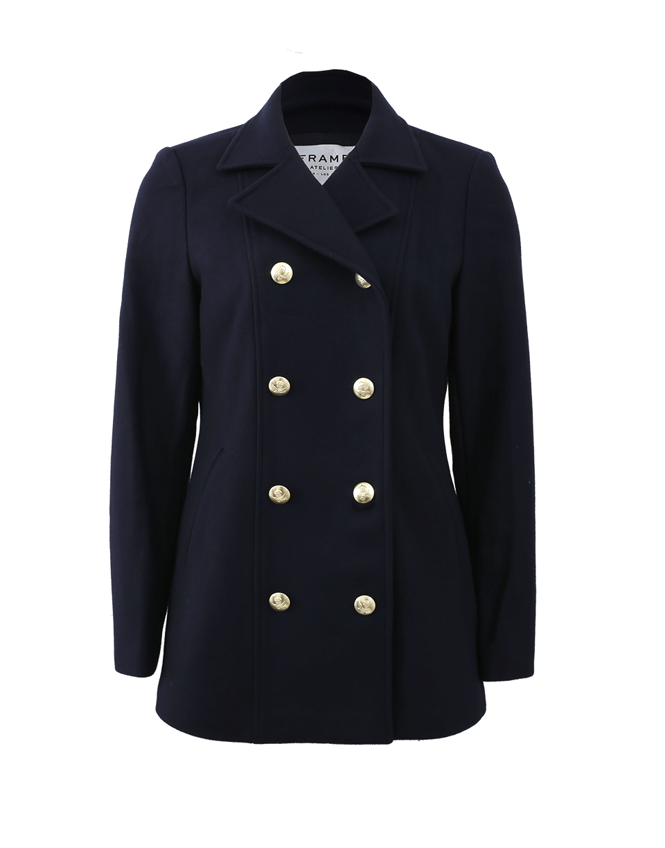FRAME DENIM-Le Double Breasted Peacoat-