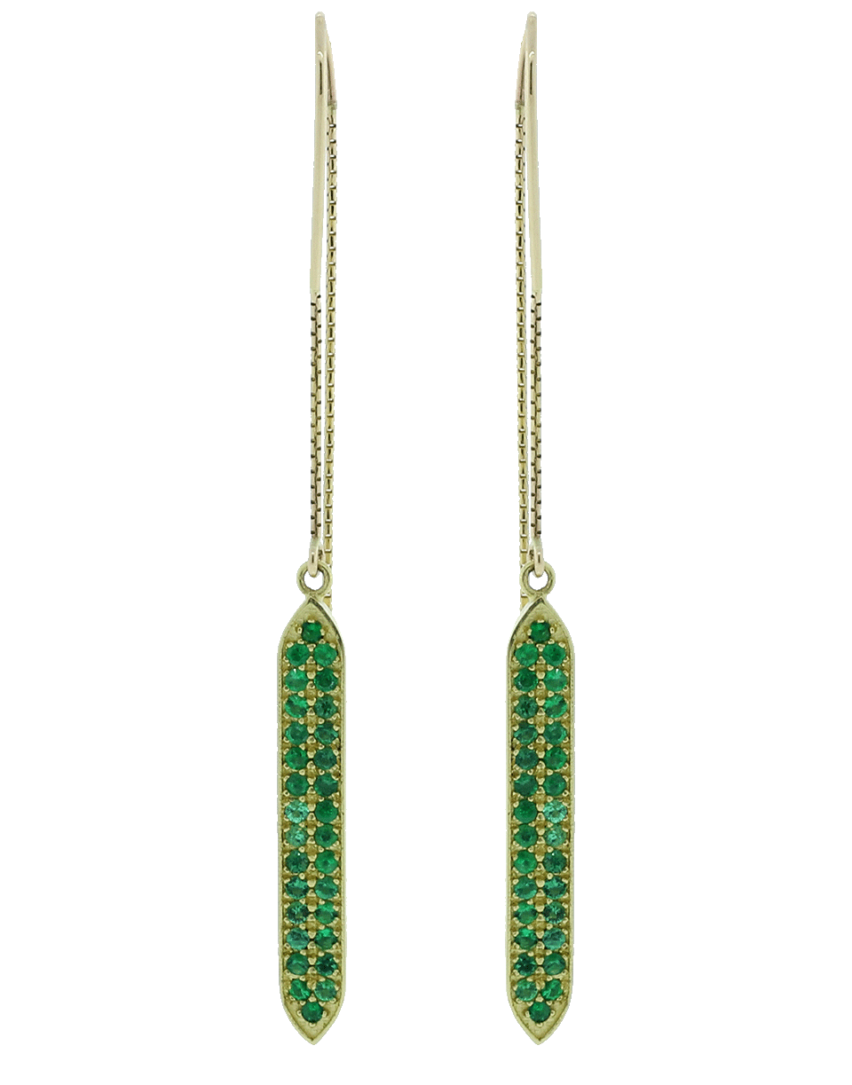 Goddess Drop Earrings With Emeralds JEWELRYFINE JEWELEARRING GEMFIELDS X MUSE   