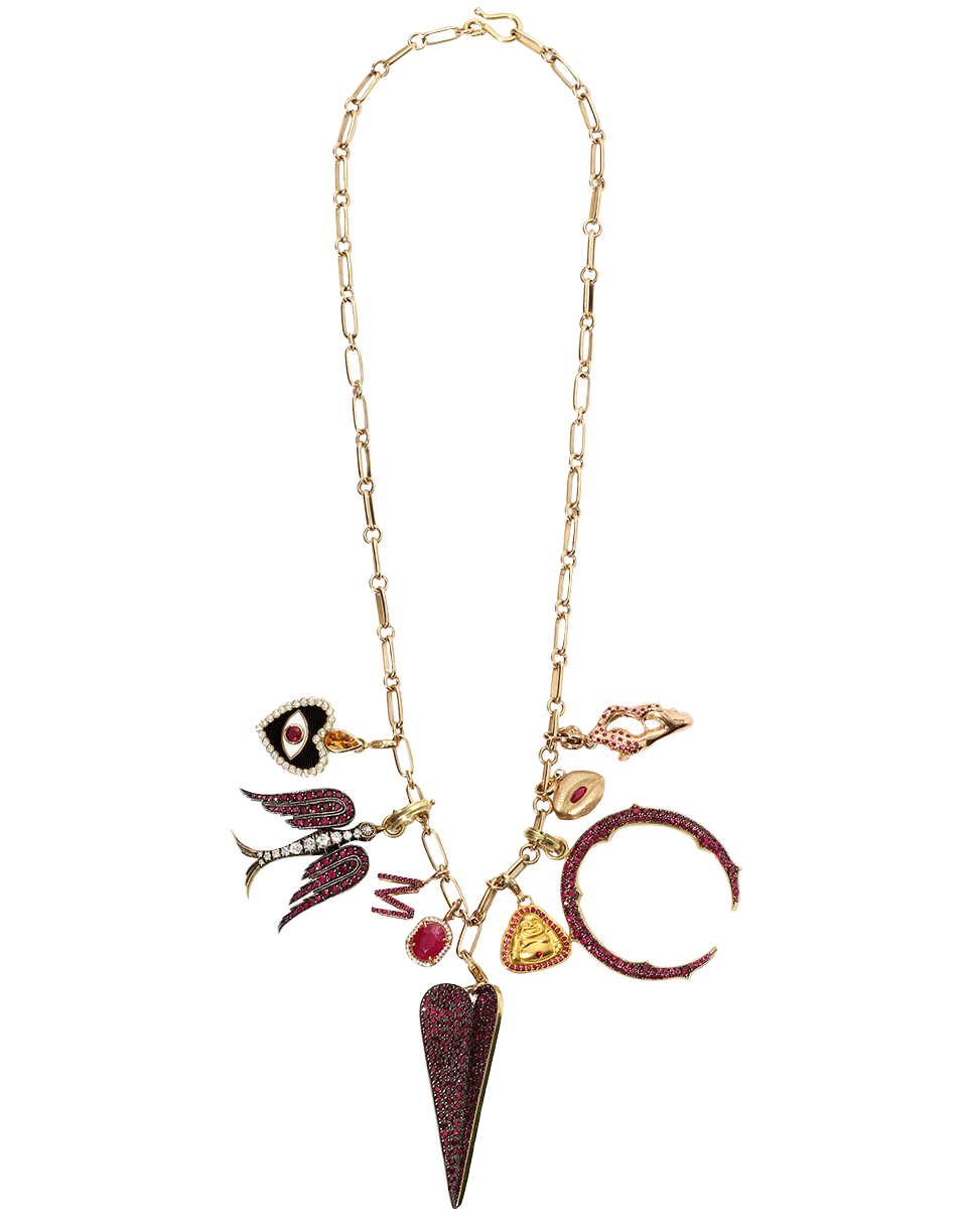 GEMFIELDS X MUSE-Elena Votsi Chain Necklace-YELLOW GOLD