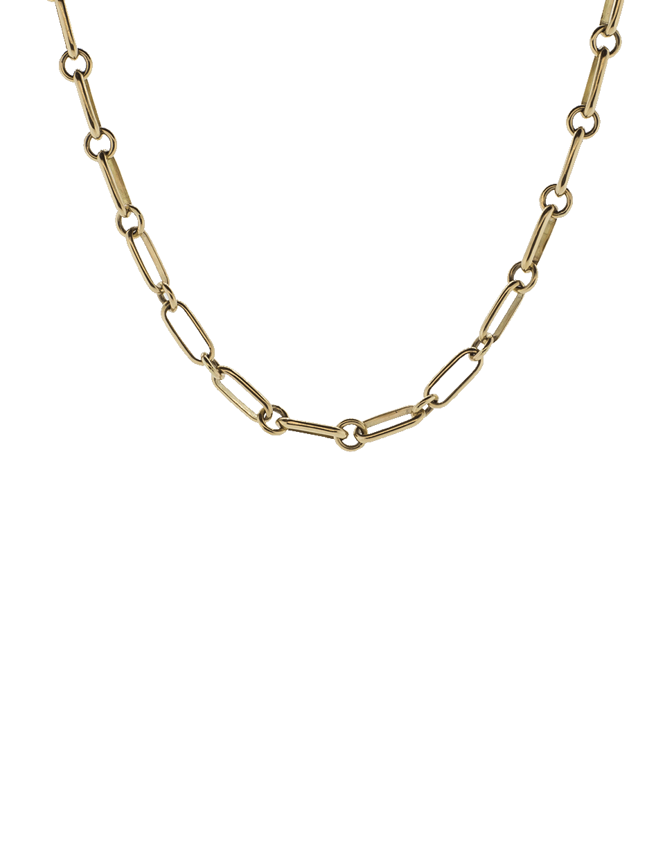 GEMFIELDS X MUSE-Short Thick Link Chain-YELLOW GOLD
