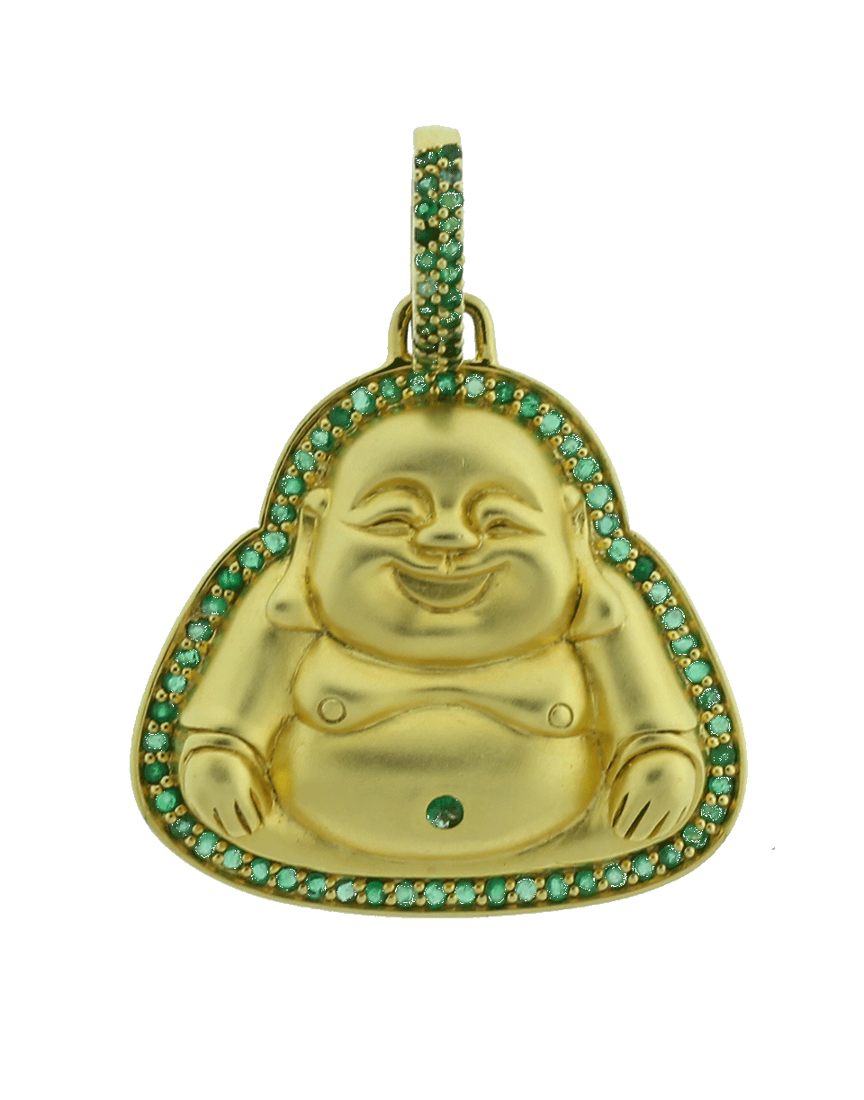 GEMFIELDS X MUSE-Buddha Mama Medium Pendant-YELLOW GOLD