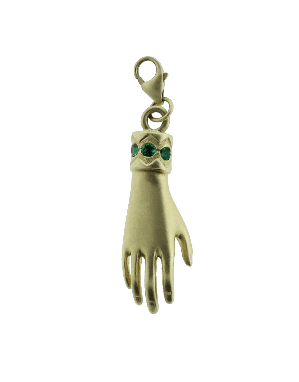 Emerald Hand Pendant JEWELRYFINE JEWELPENDANT GEMFIELDS X MUSE   