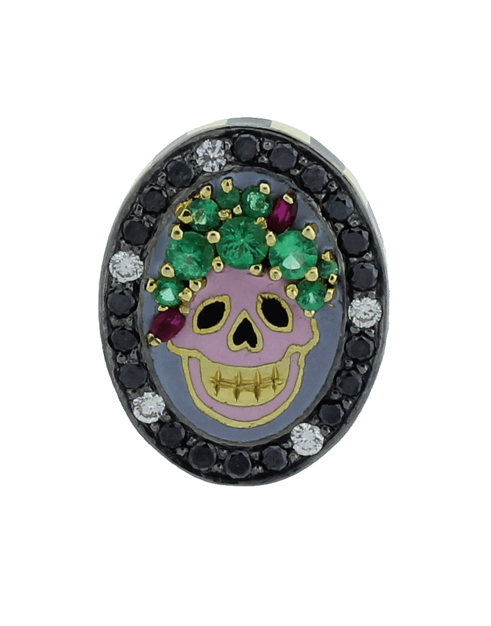 GEMFIELDS X MUSE-Skull Pendant-YELLOW GOLD