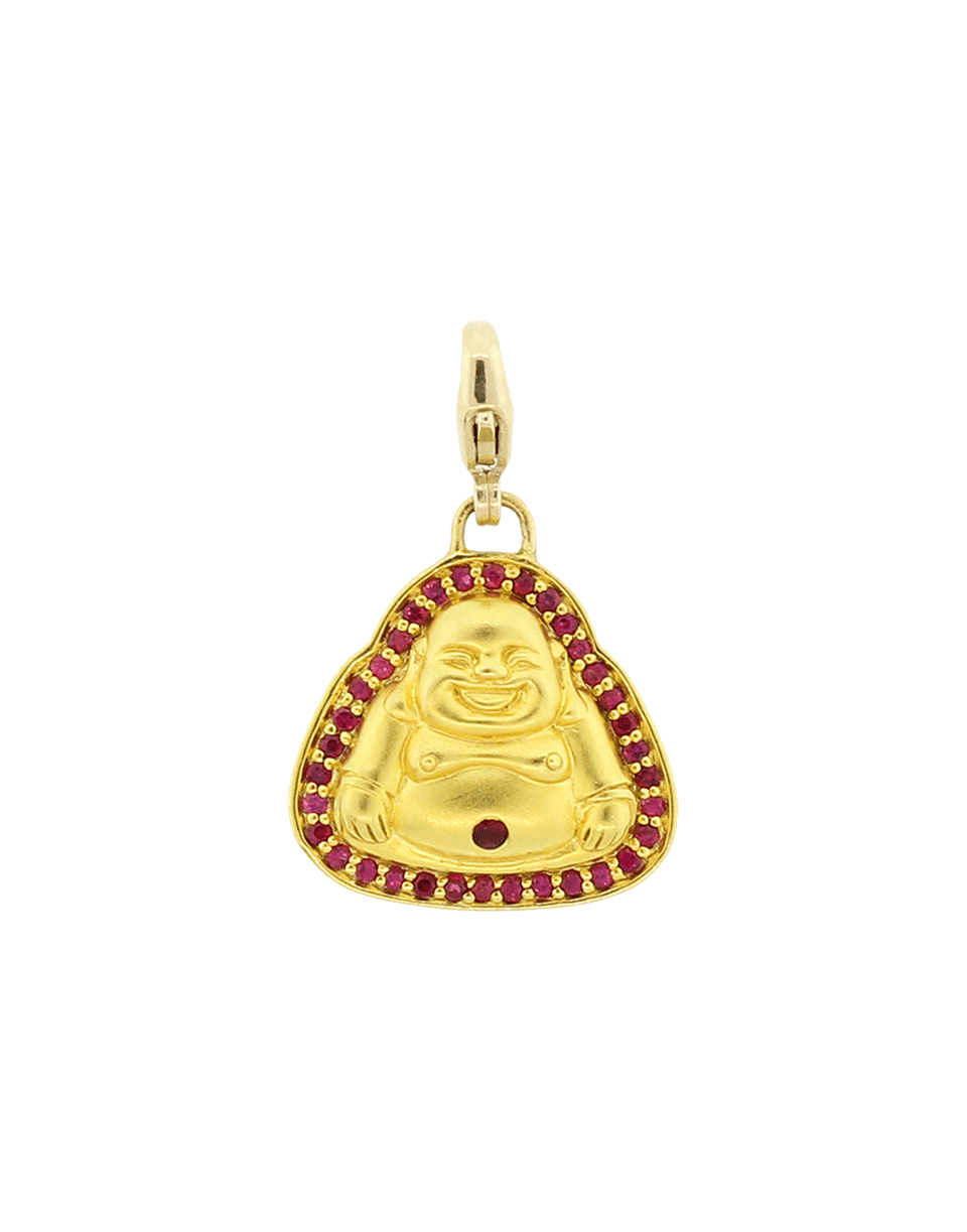 GEMFIELDS X MUSE-Small Buddha Mama Pendant-YELLOW GOLD