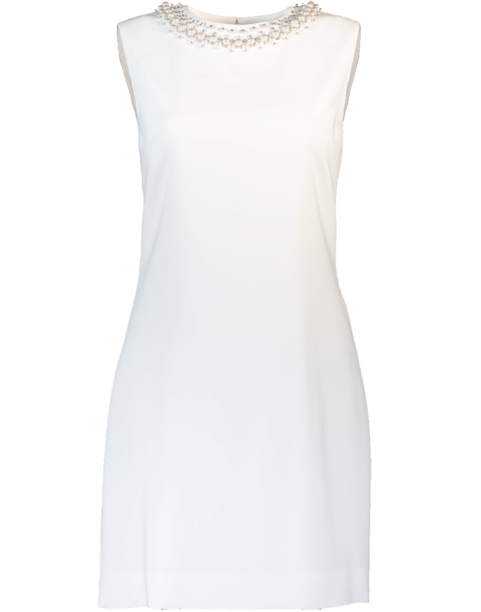 GIVENCHY-Pearl Trim Dress-