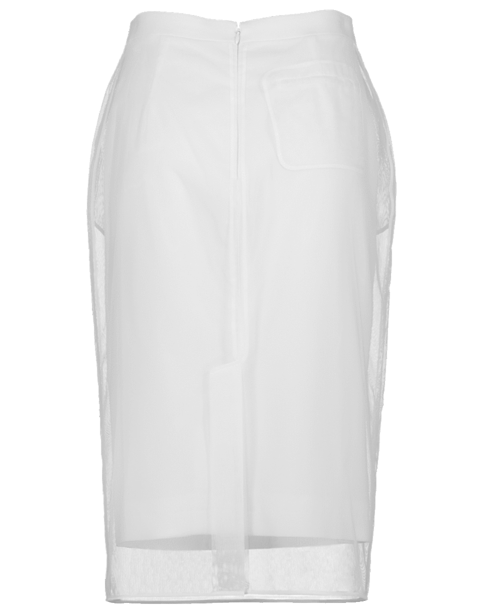 Tulle Overlay Skirt CLOTHINGSKIRTKNEE LENGT GIVENCHY   
