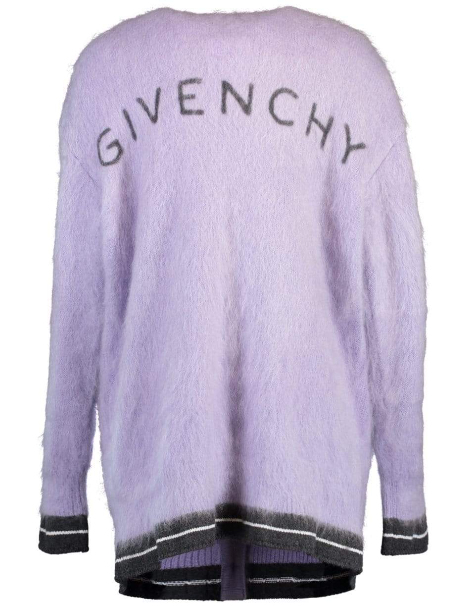 GIVENCHY-Givenchy Logo Back Cardigan-