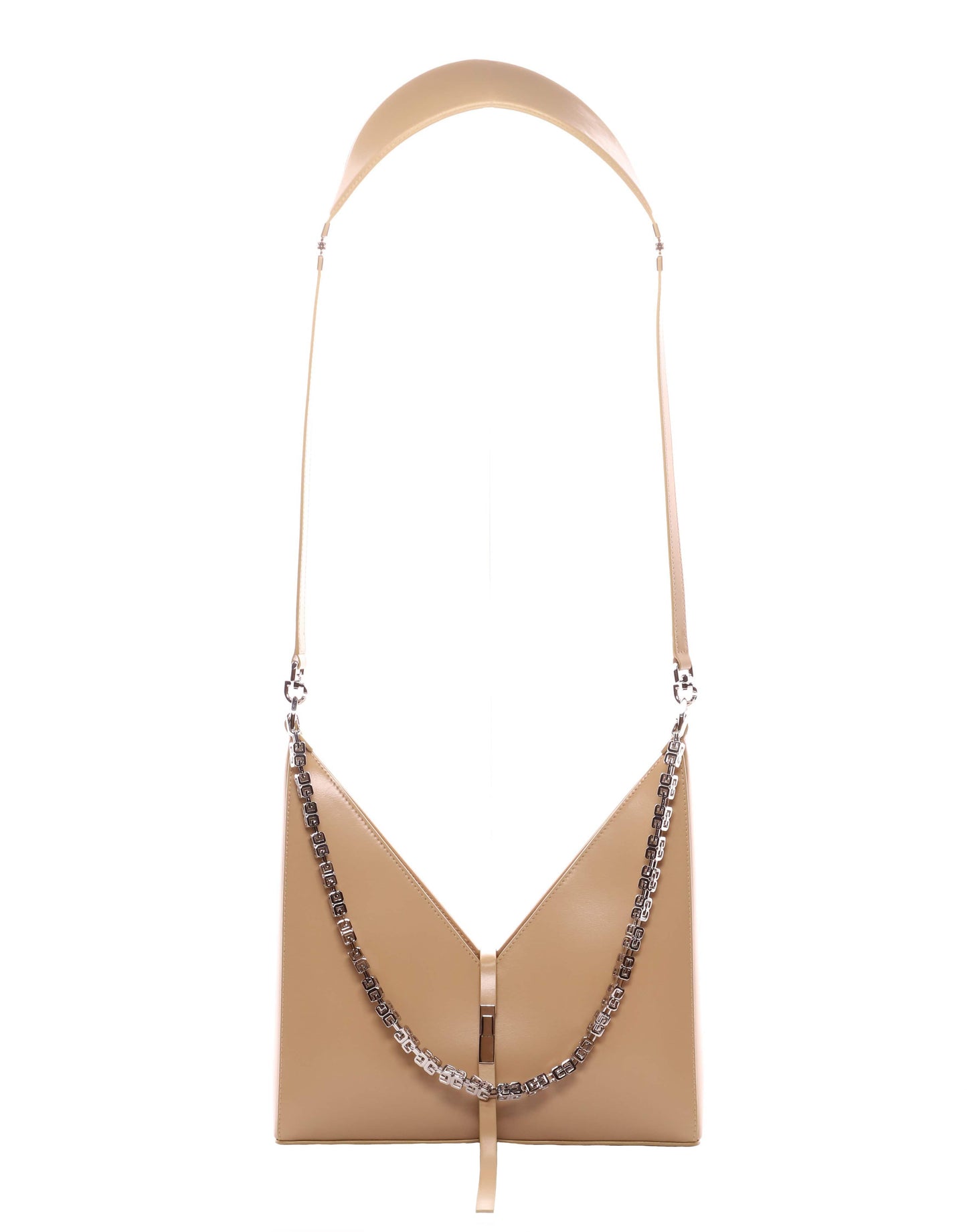 GIVENCHY-Beige Cappuccino Cut Out Small Bag-BEIGE