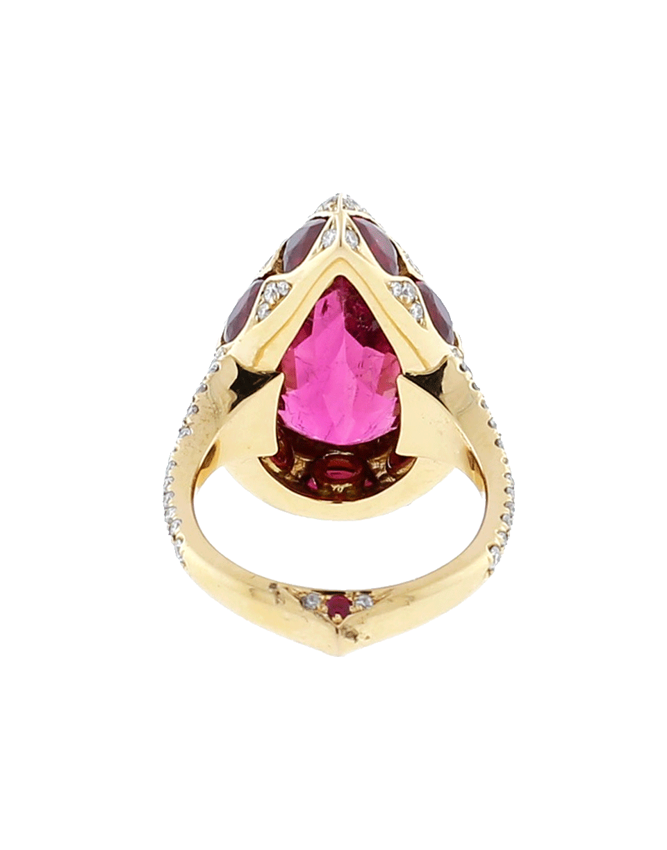 INBAR-Pear Shape Ring-ROSE GOLD