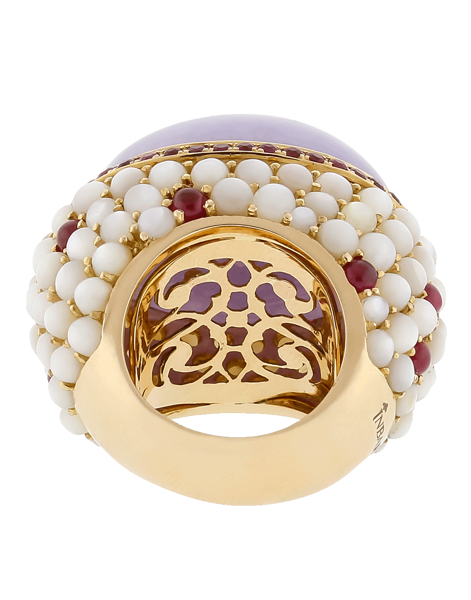 INBAR-Lavender Jade Ring-ROSE GOLD