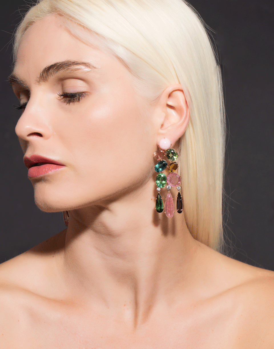 IRENE NEUWIRTH JEWELRY-Chandelier Earrings-ROSE GOLD