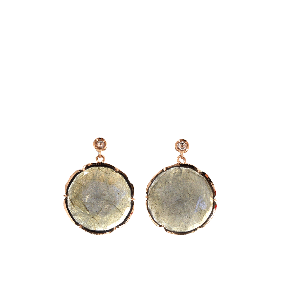 IRENE NEUWIRTH JEWELRY-Labradorite Drop Earrings-ROSE GOLD