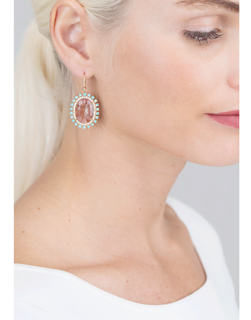 IRENE NEUWIRTH JEWELRY-Rutilated Quartz Earrings-ROSE GOLD