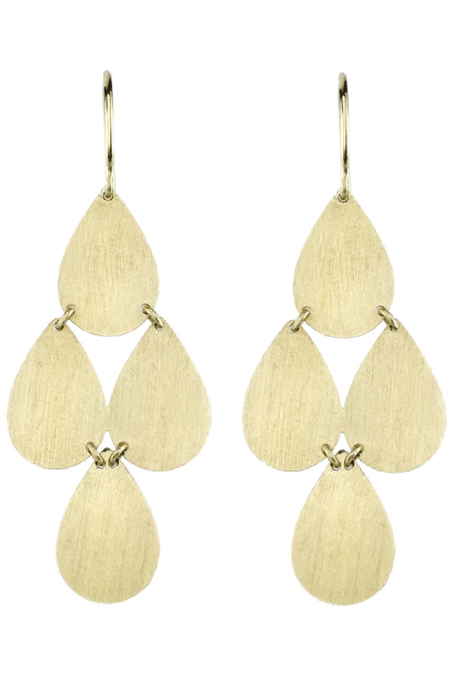 IRENE NEUWIRTH JEWELRY-Four-Drop Chandelier Earrings-YELLOW GOLD