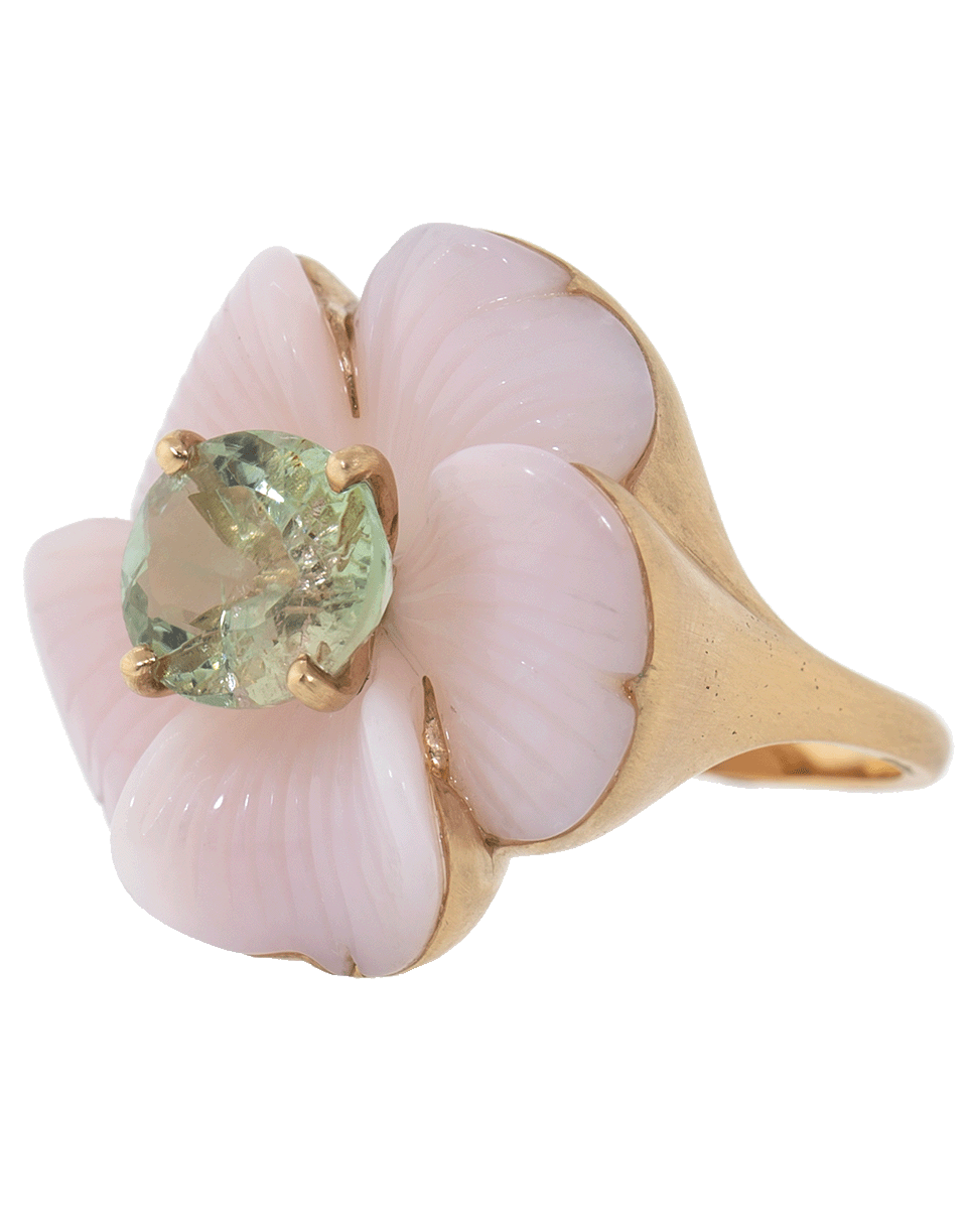 Flower Classic Gigi Baby Pink diamond necklace, Rose Gold, 16.5