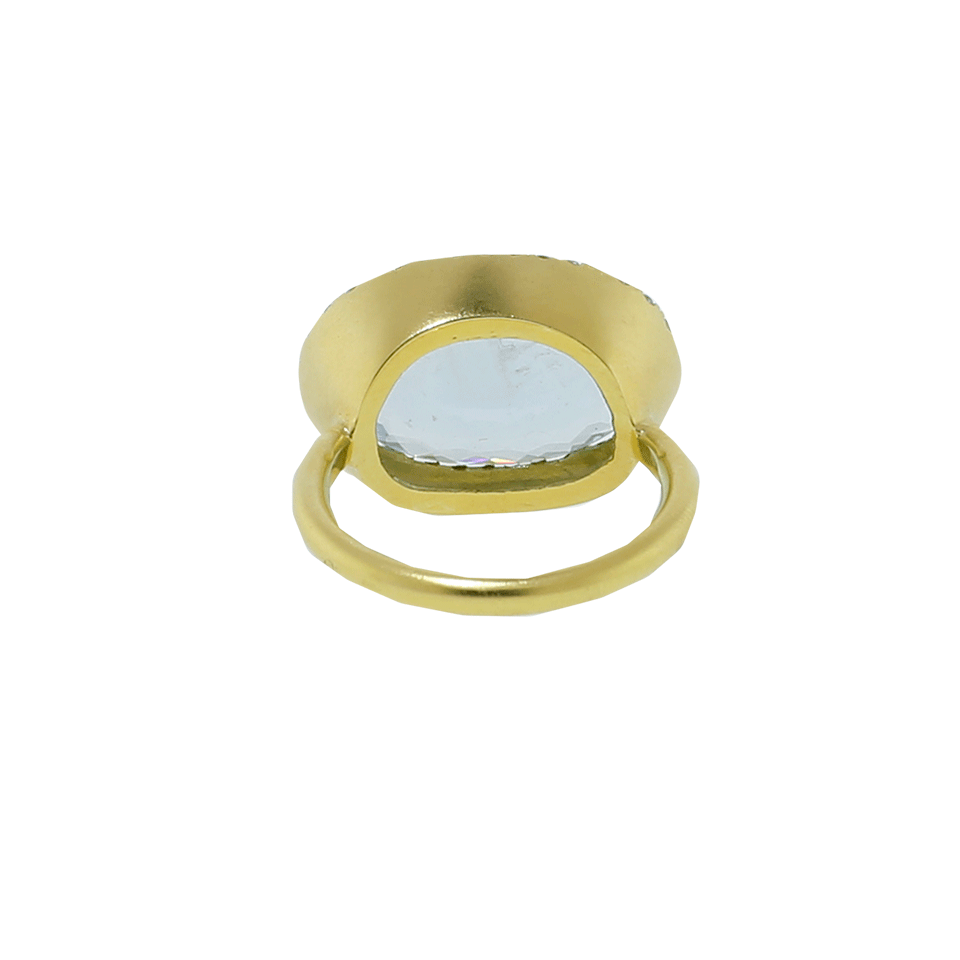 IRENE NEUWIRTH JEWELRY-Limited Edition Fine Aquamarine Ring-YELLOW GOLD