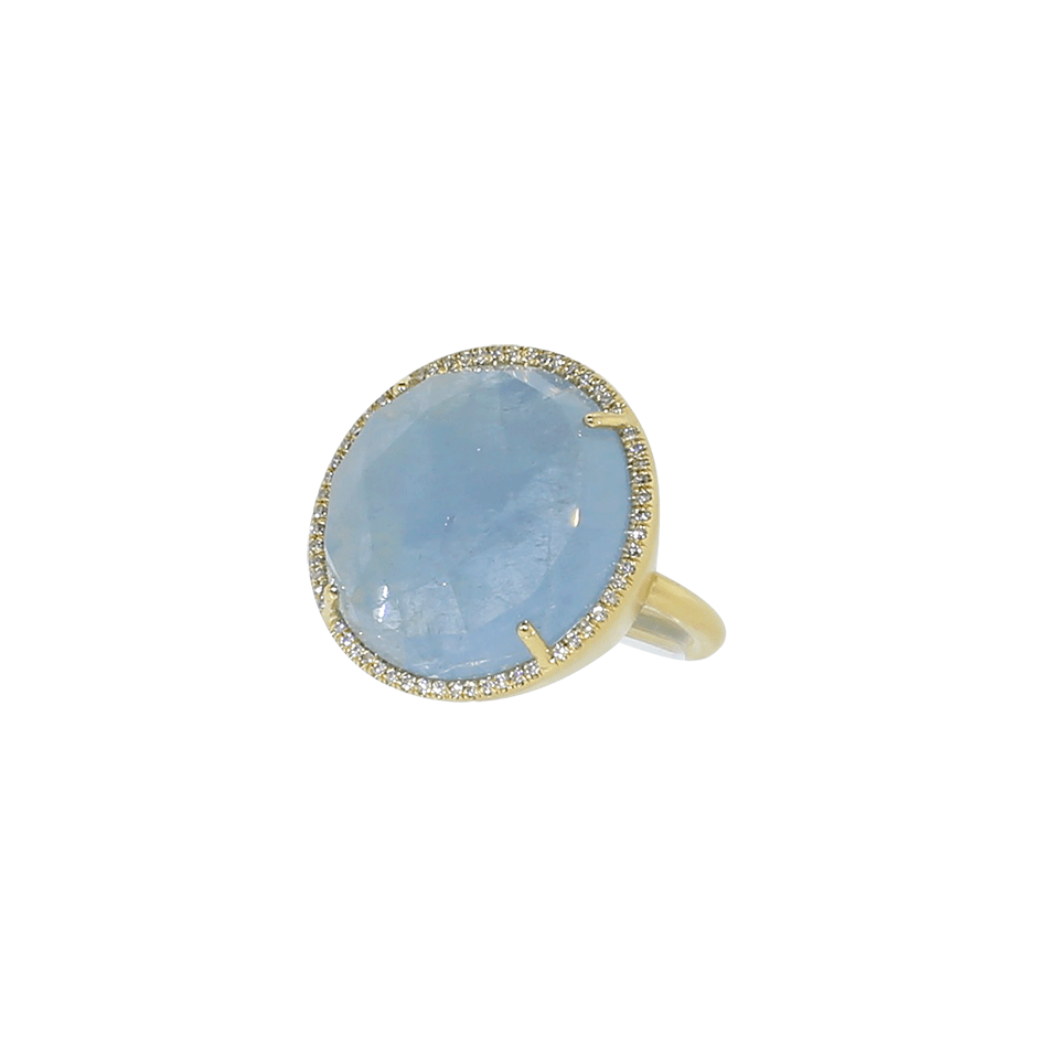 Rosecut Fine Aquamarine Ring JEWELRYFINE JEWELRING IRENE NEUWIRTH JEWELRY   