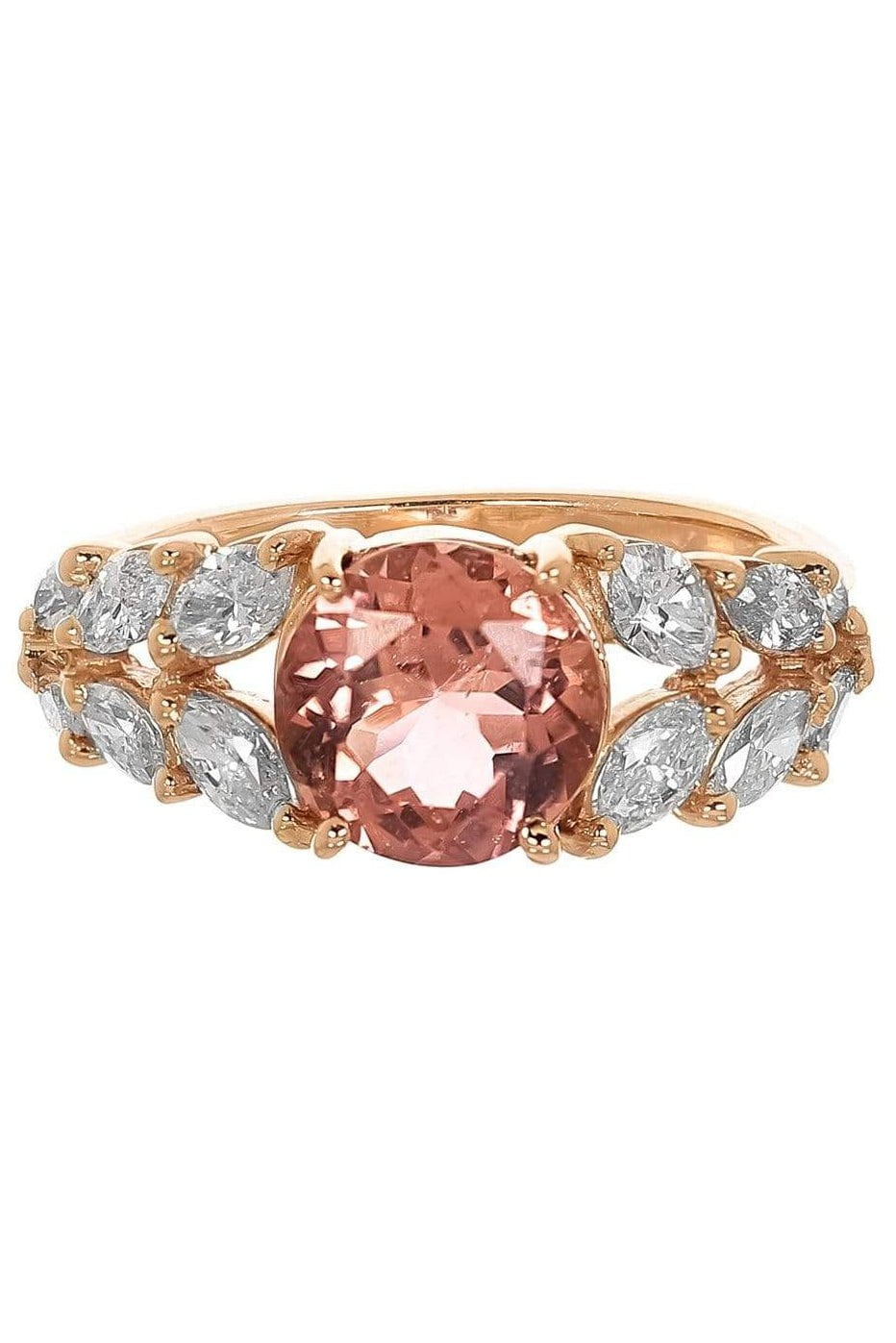 Flower Classic Gigi Pink diamond bracelet, Rose Gold, 6.7
