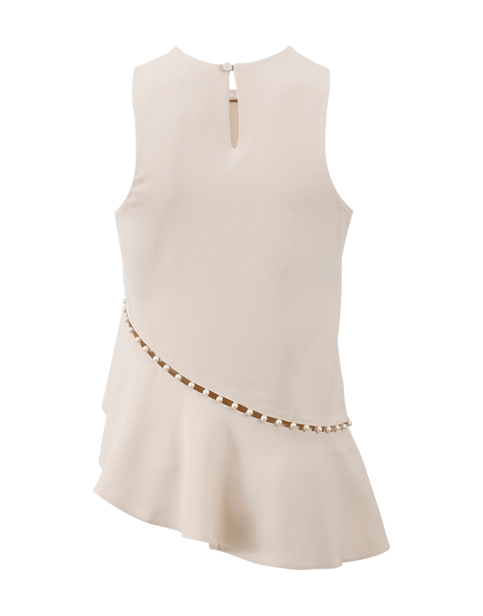 Pearl Stud Asymmetrical Top CLOTHINGTOPMISC SIMKHAI   