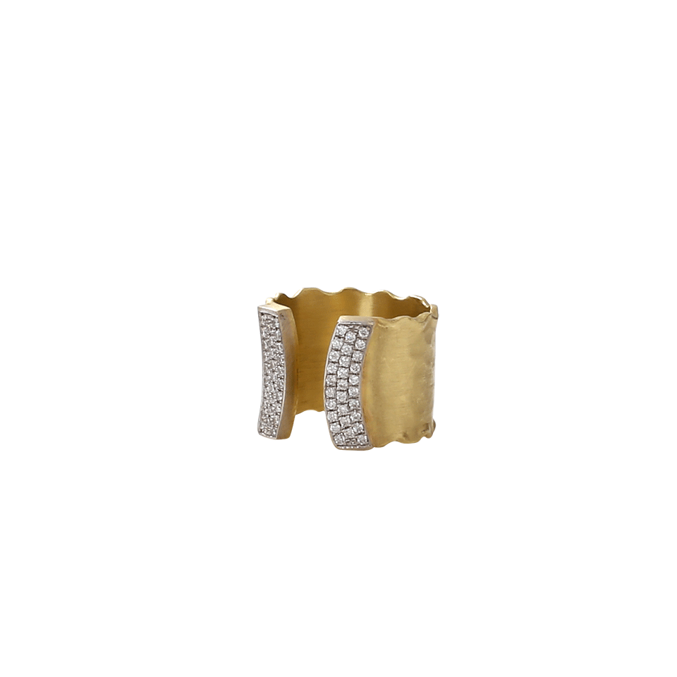 JORDAN ALEXANDER-Diamond Cuff Ring-YELLOW GOLD