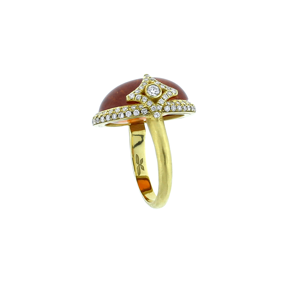 JORDAN ALEXANDER-Spessartite Garnet Ring-YELLOW GOLD