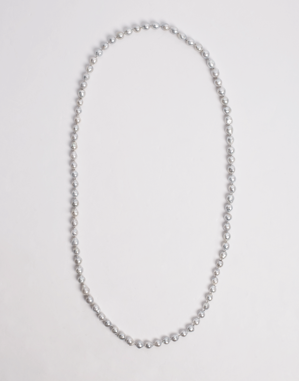 KATHERINE JETTER-Silver South Sea Pearl Necklace-SILVER