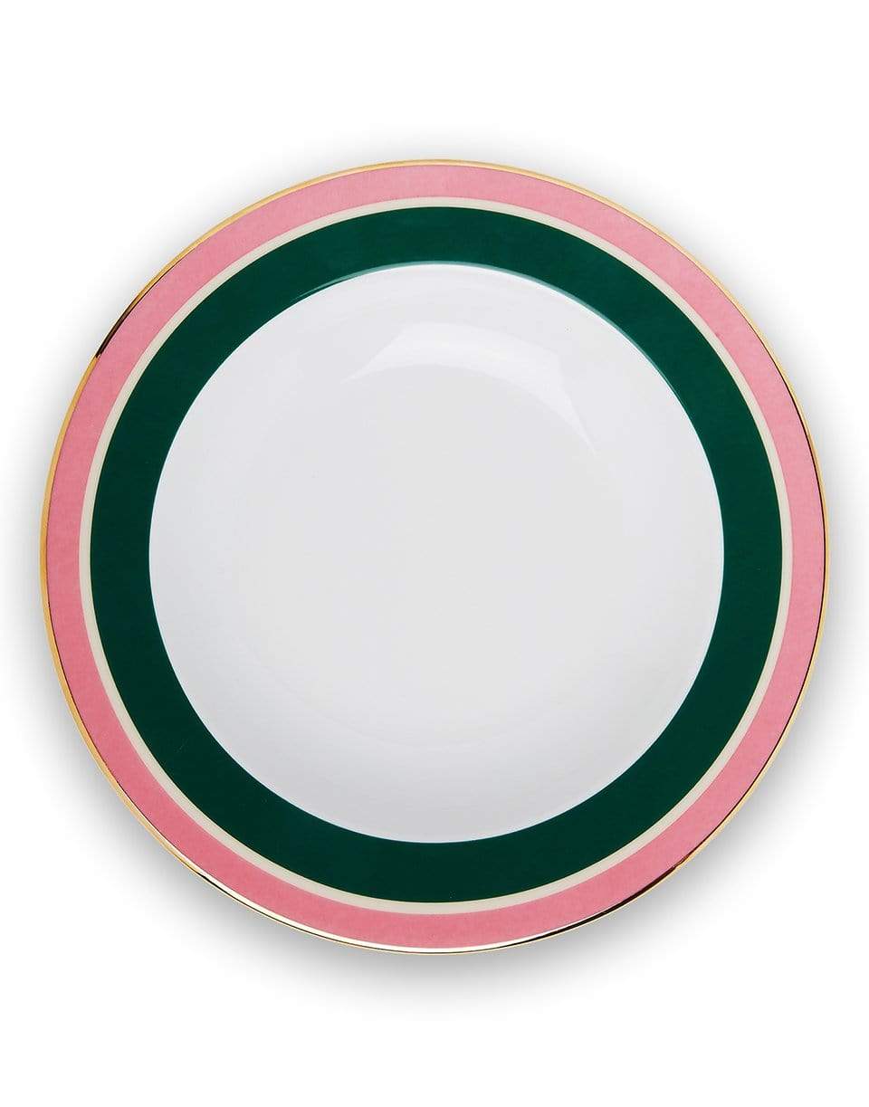 Soup and Dinner Plates Set Of 2 - Rainbow Verde ACCESSORIEHOME LA DOUBLEJ   