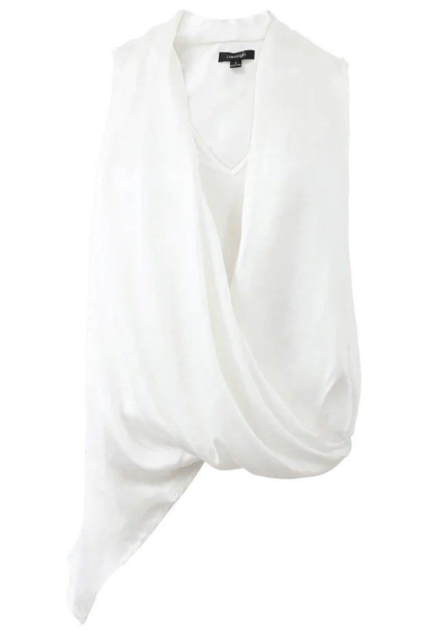 LAMARQUE-Side Zip Wrapped Top-